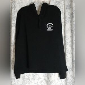 Harry Potter Griffindor Quidditch Captain black hoodie sweatshirt size 2x